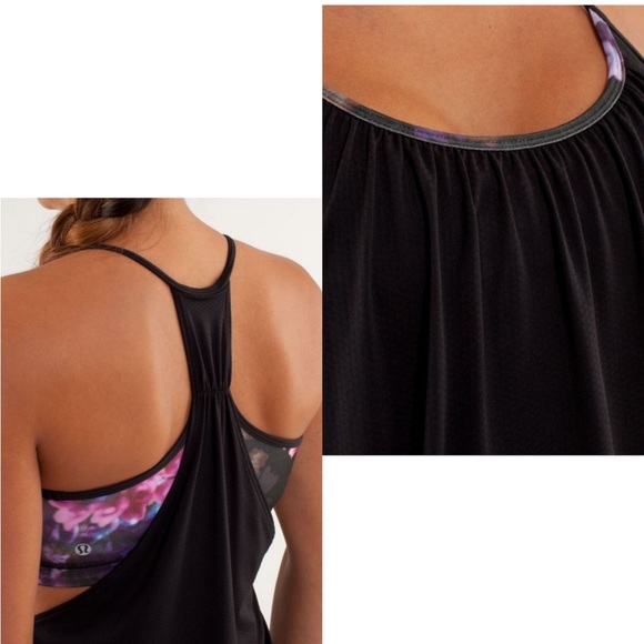 VEUC/NWOT LULULEMON NO LIMITS TANK 4 spring has sprung - Picture 2 of 9